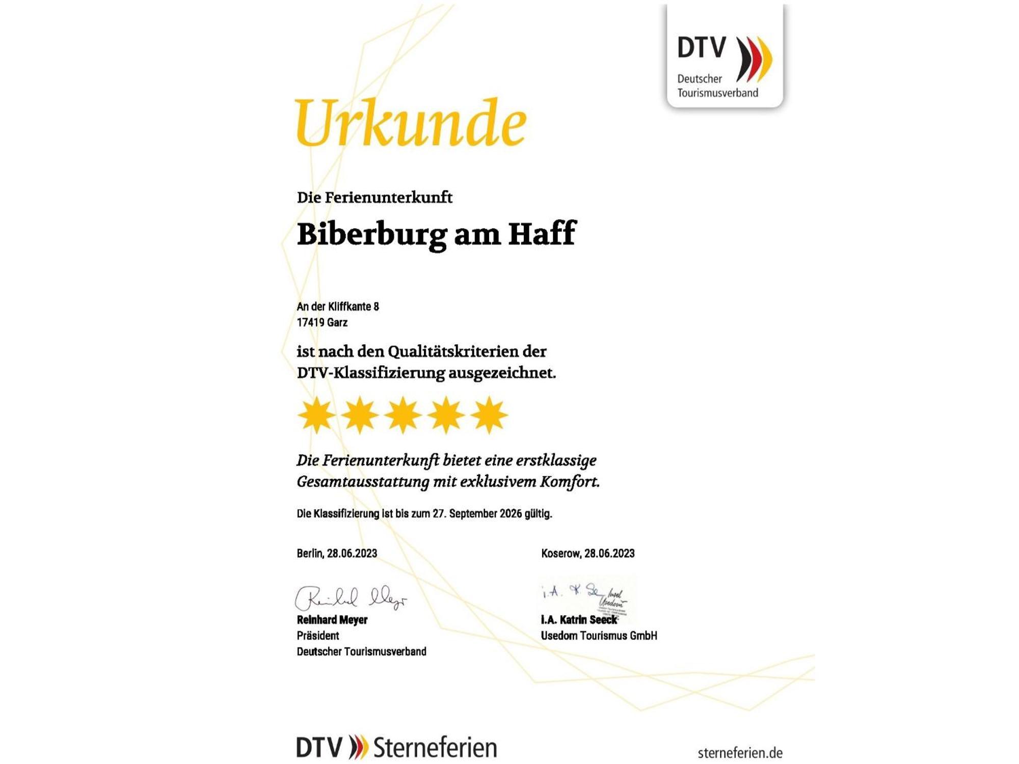 Ferienhaus "Biberburg Am Haff" Garz  外观 照片